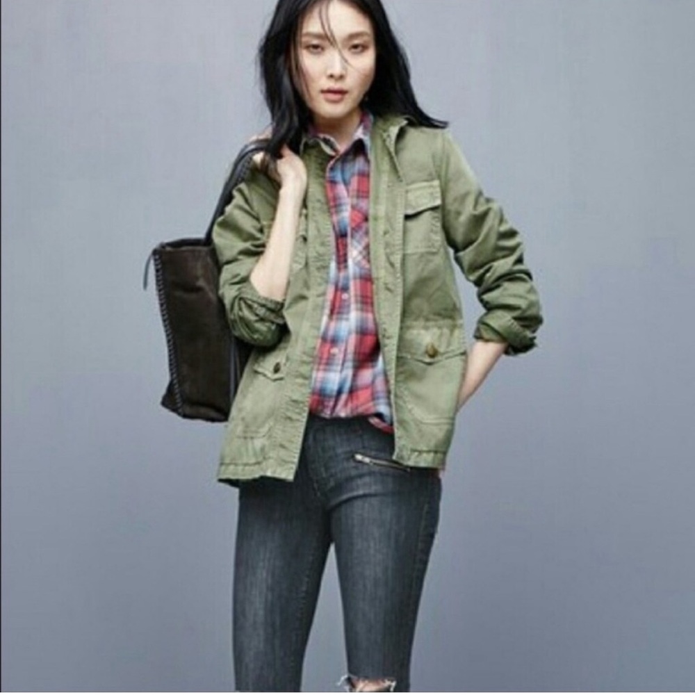 Current Elliot Nordstrom Army Green The Commander Military Jacket Size 1 Small - Picture 1 of 13